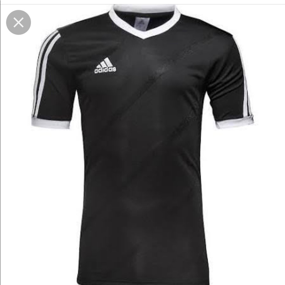 Adidas Climalite Tabela 14 Black White Soccer Jersey #21